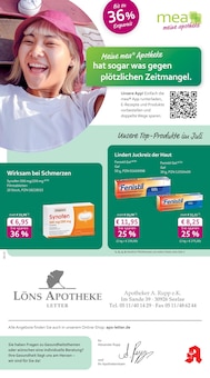 Aktueller mea - meine apotheke Prospekt "Unsere Juli-Angebote" für Seelze Aktueller mea - meine apotheke Prospekt für Seelze mit Seiten