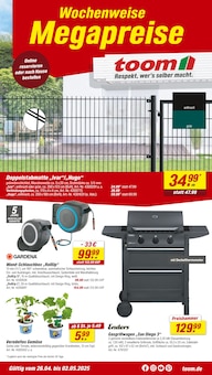 Gasgrill im toom Baumarkt Prospekt "Respekt, wer's selber macht." mit 20 Seiten (Heilbronn)