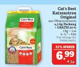 Katzenstreu Original im Angebot bei Marktkauf in Coburg Katzenstreu Original Angebote von Cat's Best bei Marktkauf Coburg für 6,99 €