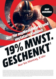 Aktueller MediaMarkt Saturn Elektromärkte Prospekt für Ebern: 19% MWST. GESCHENKT mit 31} Seiten, 06.02.2025 - 10.02.2025