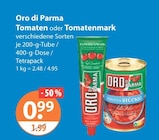 Tomaten von Oro di Parma im aktuellen V-Markt Prospekt für 0,99 €