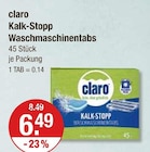 Kalk-Stopp im V-Markt Prospekt Kalk-Stopp von claro im aktuellen V-Markt Prospekt für 6,49 €