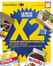 Catalogue Carrefour "LE MOIS DES MOIS" à Aulnay-sous-Bois et alentours, 93 pages, 10/09/2024 - 23/09/2024