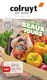 Poulet Angebote im Prospekt "Le GOÛT des BEAUX JOURS" von Colruyt Poulet Angebote im Prospekt "Le GOÛT des BEAUX JOURS" von Colruyt auf Seite 1