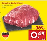 Schweine-Nacken/Kamm bei Netto Marken-Discount im Bogen Prospekt für 0,69 €