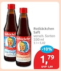 Das Original von Rotbäckchen für 1,79 € bei budni im Angebot Das Original von Rotbäckchen im aktuellen budni Prospekt