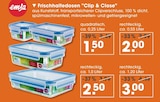 Frischhaltedosen "Clip & Close" quadratisch im V-Markt Prospekt Frischhaltedosen "Clip & Close" quadratisch von emsa im aktuellen V-Markt Prospekt für 1,50 €