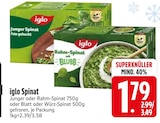 Junger Spinat im EDEKA Prospekt Junger Spinat von iglo im aktuellen EDEKA Prospekt für 1,79 €