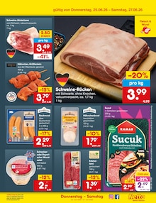 Schweinefleisch im aktuellen Netto Marken-Discount Prospekt (Fürth) Schweinefleisch im Netto Marken-Discount Prospekt "Aktuelle Angebote" mit 64 Seiten (Fürth)