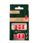 Faux ongles autocollants x 24 : rennes ou flocons "Monoprix" dans le catalogue Monoprix