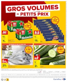 Prospectus Carrefour à Ménil-Erreux, "GROS VOLUMES = PETITS PRIX", 32 pages de promos valables du 25/04/2025 au 12/05/2025