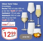 Gläser-Serie Tulipa im Angebot bei GLOBUS in Viersen Gläser-Serie Tulipa Angebote von Bohemia Cristal bei GLOBUS Viersen für 12,99 €