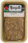 Pâté Recette Basque au Piment d'Espelette - MAINJOLLE en promo chez Intermarché Pâté Recette Basque au Piment d'Espelette - MAINJOLLE dans le catalogue Intermarché