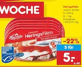 Heringsfilets bei Netto Marken-Discount im Steinfeld Prospekt für 1,29 €