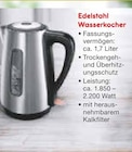 Edelstahl Wasserkocher Angebote bei Netto Marken-Discount Konstanz für 14,99 €