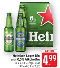 Lager Bier im Angebot bei EDEKA in Metzingen Lager Bier Angebote von Heineken bei EDEKA Metzingen für 4,99 €