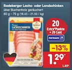 Lachs- oder Landschinken im Angebot bei Netto Marken-Discount in Leipzig Lachs- oder Landschinken Angebote von Radeberger bei Netto Marken-Discount Leipzig für 1,29 €