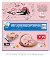 Promos Viande dans le catalogue "Fête du Charcutier" de Supermarchés Match Viande en promo dans le catalogue Supermarchés Match à la page 4