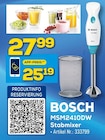 Stabmixer MSM2410DW Angebote von BOSCH bei EURONICS Kamen für 25,19 €