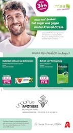 mea - meine apotheke Prospekt für Kevelaer mit 4 Seiten mea - meine apotheke Prospekt für Kevelaer: "Unsere August-Angebote", 4 Seiten, 01.08.2026 - 31.08.2026