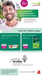 mea - meine apotheke Apotheken Prospekt der aktuellen Woche mit 4 Seiten, gültig von 01.08.2026 bis 31.08.2026, in Kevelaer und Umgebung Aktueller mea - meine apotheke Apotheken Prospekt in Kevelaer und Umgebung, "Unsere August-Angebote" mit 4 Seiten, 01.08.2026 - 31.08.2026