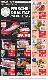 Rollbraten im Kaufland Prospekt "Aktuelle Angebote" mit 64 Seiten (Leverkusen)