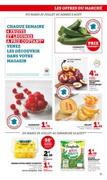Prix et réduction Framboise dans le prospectus Super U en cours Offre Framboise dans le catalogue Super U du moment à la page 21