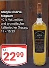 Aktuelles Grappa Riserva Magnum Angebot bei GLOBUS in Erfurt ab 22,99 €