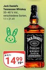 Tennessee Whiskey im Angebot bei GLOBUS in Plauen Tennessee Whiskey Angebote von Jack Daniel's bei GLOBUS Plauen für 14,99 €
