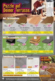 Hornbach WPC Terrassendielen im Prospekt 