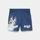 Short taille élastiquée coton Bluey bleu foncé garçon à 4,99 € dans le catalogue La Halle