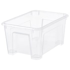 Box transparent 28x19x14 cm/5 l Angebote von SAMLA bei IKEA Frankfurt für 0,99 €