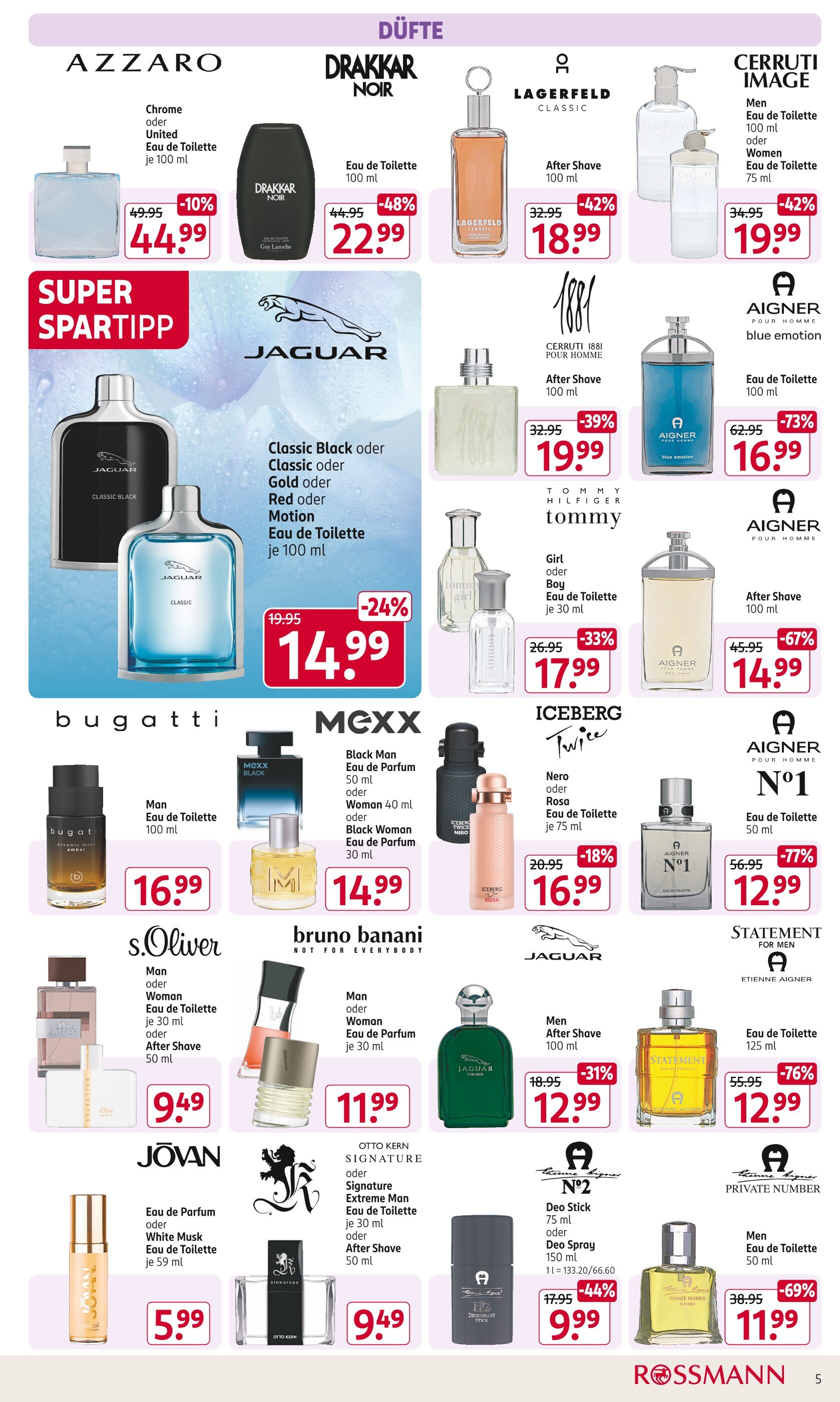 Rossmann After shave Angebot Preis im aktuellen Prospekt