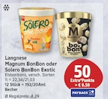 BonBon oder BonBon Exotic von Langnese Magnum oder Solero im aktuellen EDEKA Prospekt