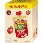 Quetschie Birne-Erdbeere in Apfel, ab 1 Jahr, (4x100g) von dmBio im aktuellen dm-drogerie markt Prospekt für 2,75 €