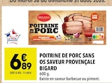 Poitrine de porc sans os saveur provençale - Bigard en promo chez Supeco Poitrine de porc sans os saveur provençale - Bigard dans le catalogue Supeco