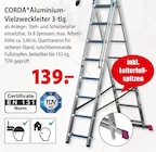 Aluminium-Vielzweckleiter 3-tlg. bei bauSpezi im Sehnde Prospekt für 139,00 €
