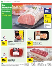 Promos Rôti De Porc dans le catalogue "Carrefour" de Carrefour à la page 18