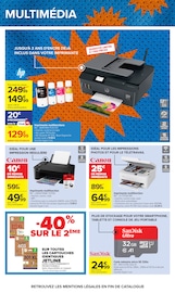 Promos Imprimante dans le catalogue "LE MOIS DES SUPPORTERS" de Carrefour Imprimante en promo dans le catalogue Carrefour à la page 24