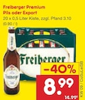 Premium Pils oder Export Angebote von Freiberger bei Netto Marken-Discount Leipzig für 8,99 €