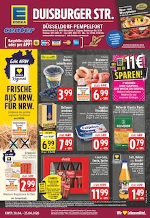 Cola im EDEKA Prospekt "Aktuelle Angebote" mit 28 Seiten (Düsseldorf)