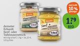 Erhardt Senf- oder Tafelmeerrettich im tegut Prospekt Erhardt Senf- oder Tafelmeerrettich von demeter im aktuellen tegut Prospekt für 1,79 €