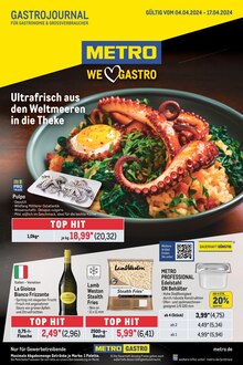 Metro Prospekt Krefeld "Gastro" mit 39 Seiten