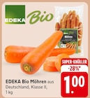 Aktuelles Bio Möhren Angebot bei EDEKA in Lahr (Schwarzwald) ab 1,00 €