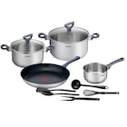 Set de cuisson 11 pièces Dailycook - TEFAL - Carrefour à Rouen Set de cuisson 11 pièces Dailycook - TEFAL en promo chez Carrefour Rouen à 69,99 €
