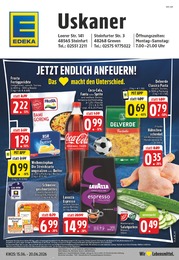 Aktueller EDEKA Discounter Prospekt für Steinfurt 15.06.2026 - 20.06.2026 EDEKA Prospekt für Steinfurt mit 25 Seiten
