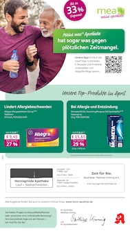 mea - meine apotheke Prospekt Unsere April-Angebote mit 4 Seiten