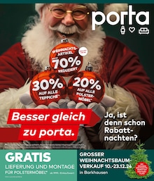 Aktueller porta Möbel Prospekt, "BESSER GLEICH ZU PORTA", mit Angeboten der Woche, gültig von 01.12.2024 bis 01.12.2024