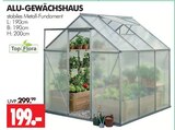 ALU-GEWÄCHSHAUS im Angebot bei Wreesmann in Brandenburg ALU-GEWÄCHSHAUS Angebote von Top Flora bei Wreesmann Brandenburg für 199,00 €
