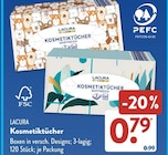 Kosmetiktücher von Lacura im aktuellen ALDI SÜD Prospekt